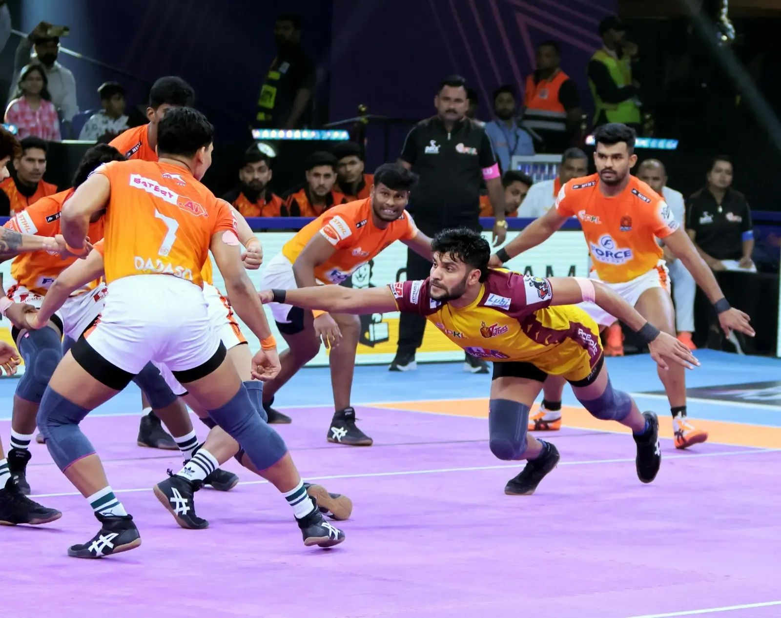 PKL Season 11: Pawan Sehrawat Shines as Telugu Titans Overcome Puneri Paltan in Playoff Quest