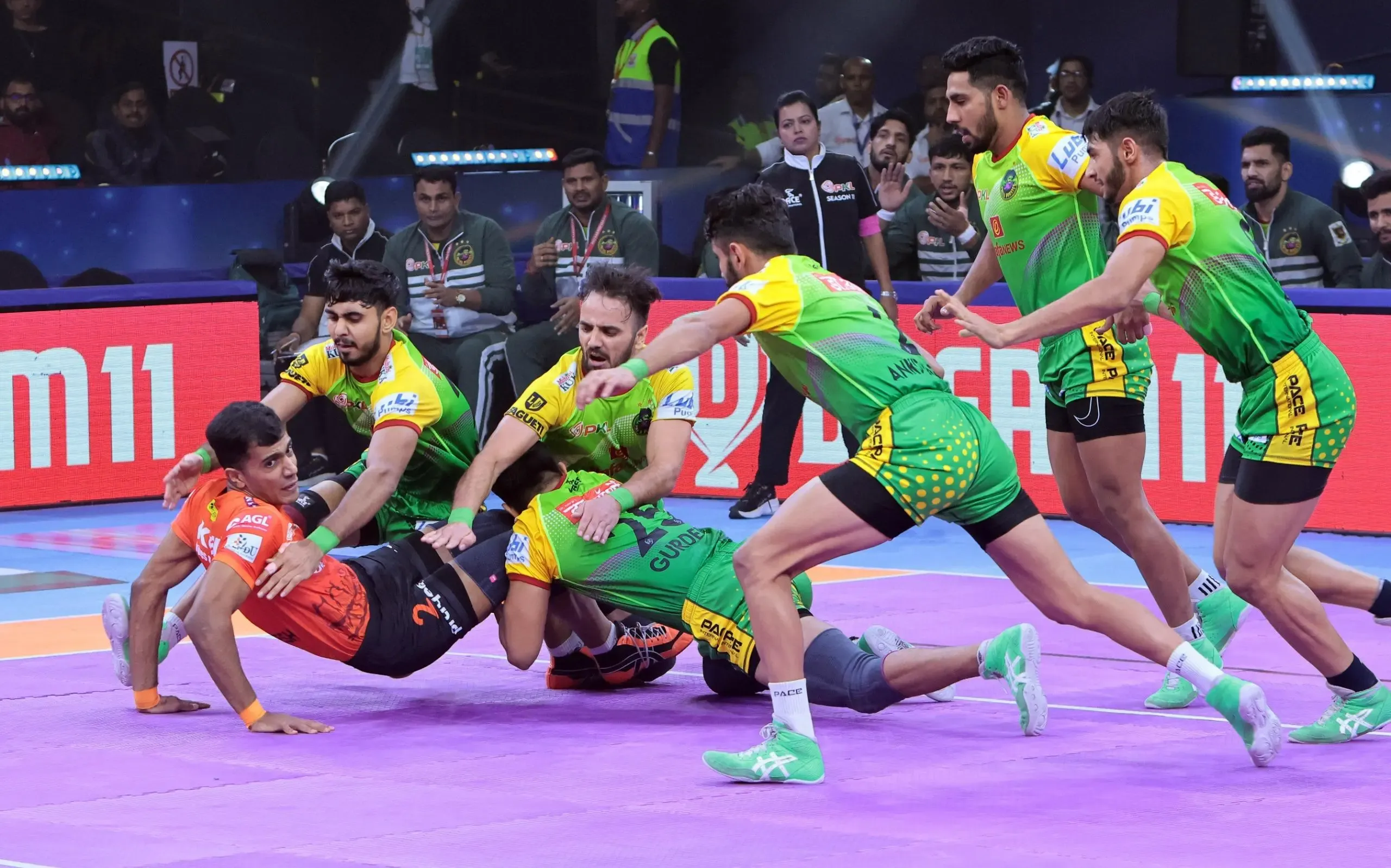 PKL Season 11: Patna Pirates Secure Semifinal Spot with 31-23 Victory Against U Mumba