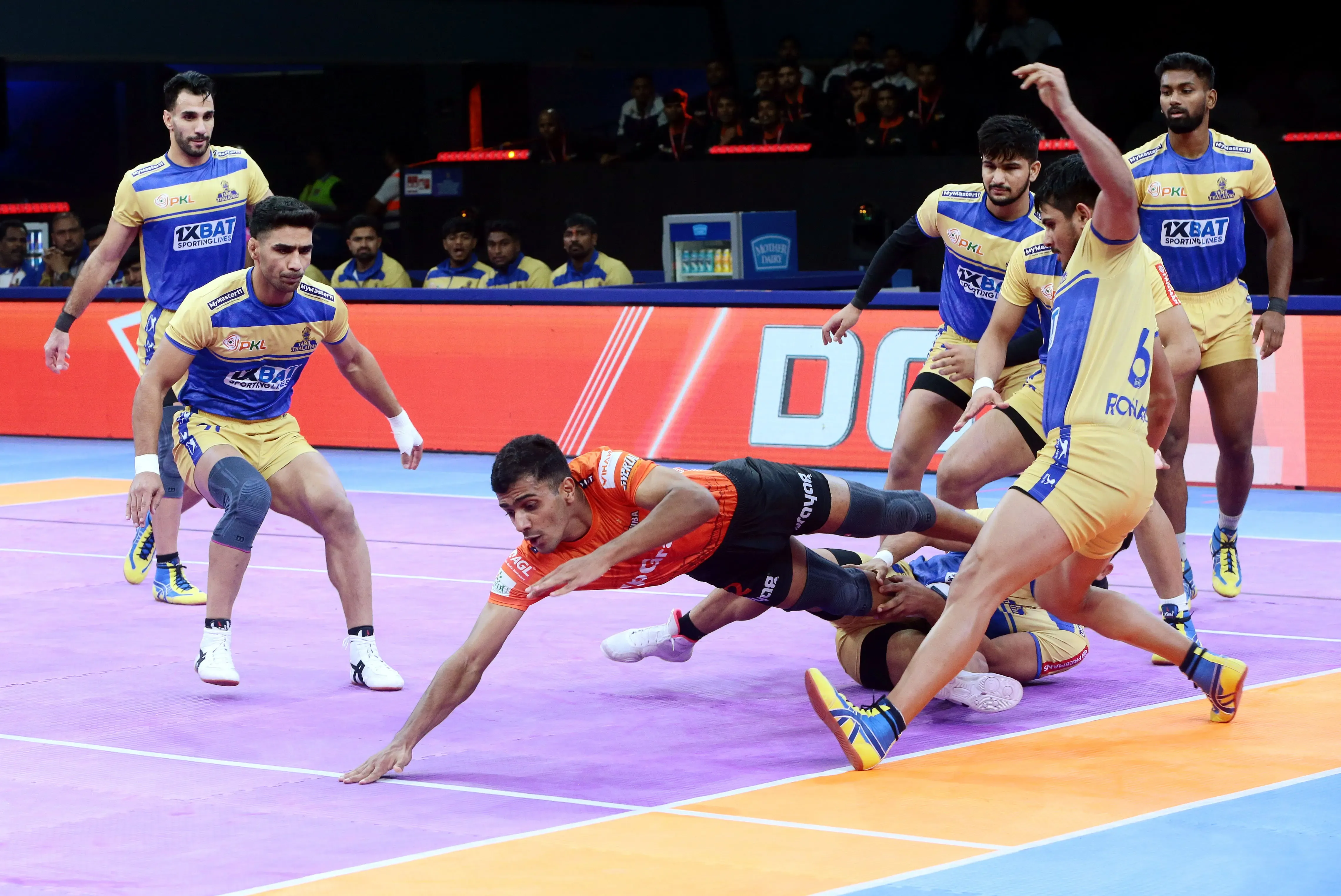 Pro Kabaddi League Season 11: U Mumba Thrashes Tamil Thalaivas, Closer to Playoffs