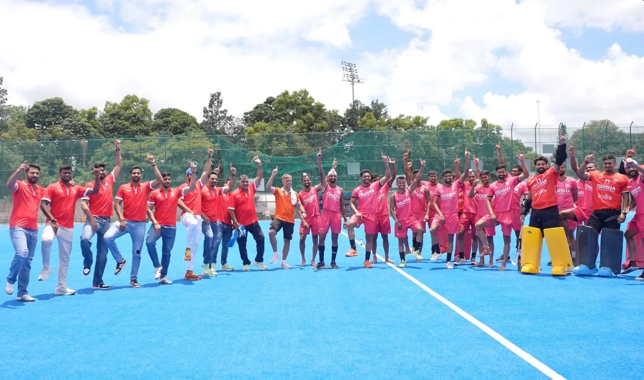 Did Gujarat Giants Experience a Unique Crossover Training with the Indian Men’s Hockey Team in Bengaluru?