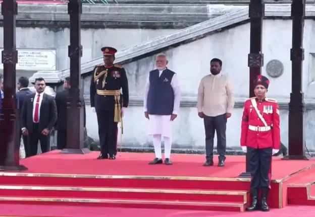 Ceremonial Reception for PM Modi in Sri Lanka
