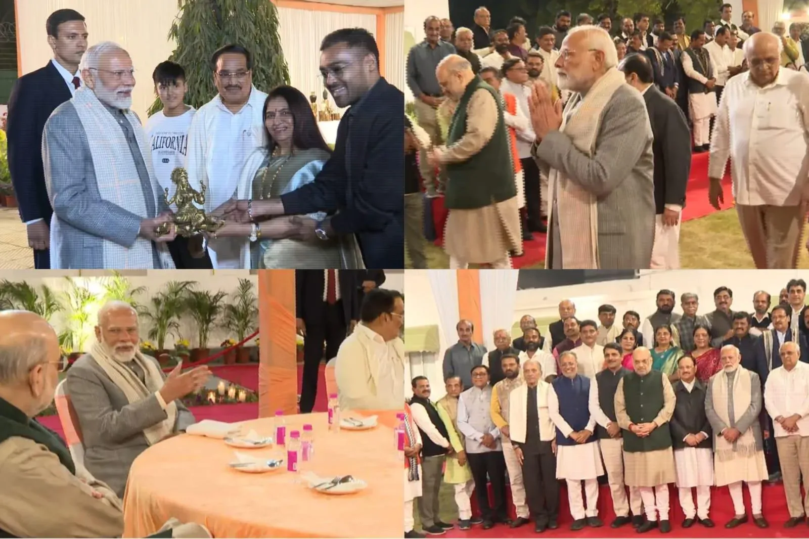 Prime Minister Modi Participates in Sneh Milan Gathering at Minister CR Patil's Residence