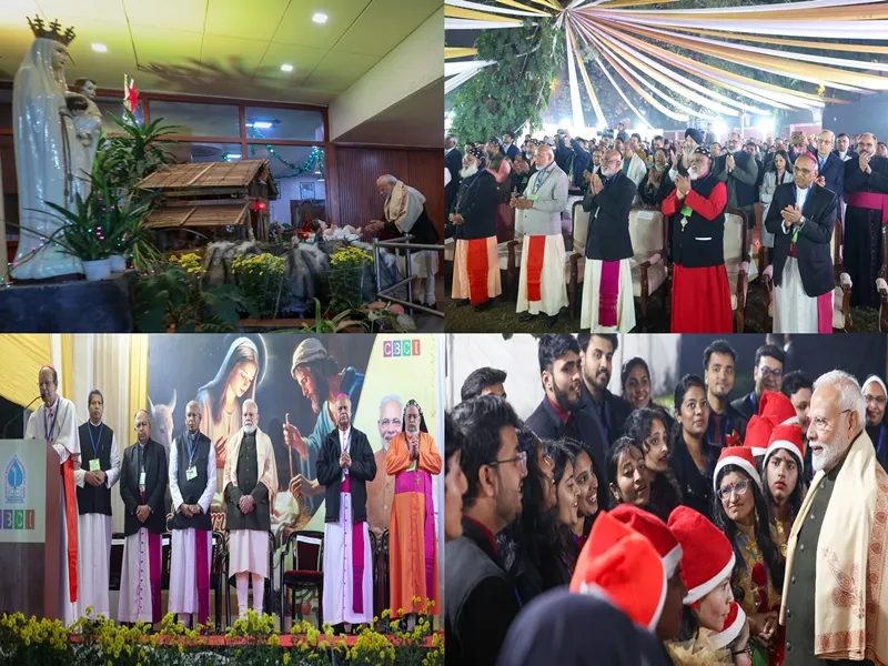 PM Modi Denounces Attack on German Market, Promotes Unity at CBCI Christmas Gathering