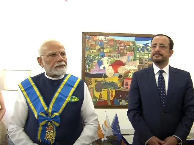 Why was PM Modi awarded Cyprus' highest honour?