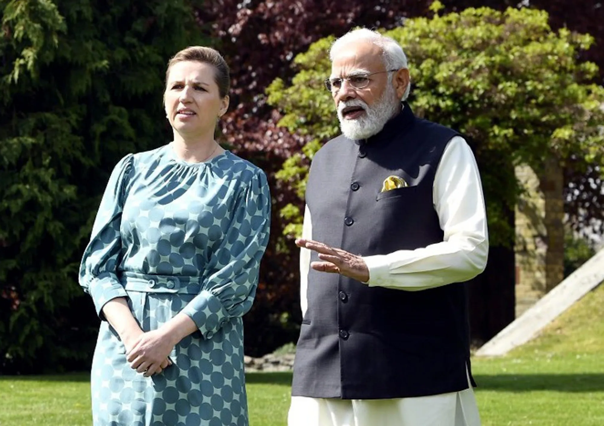 PM Modi Engages in Dialogue on Green Strategic Partnership with Danish PM