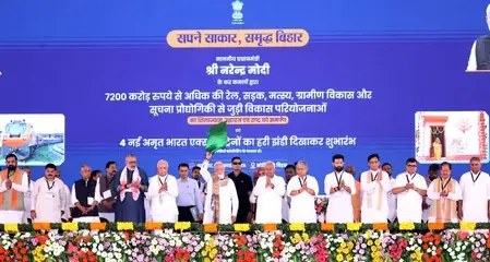 What New Developments Did PM Modi Unveil with Four New Amrit Bharat Trains?