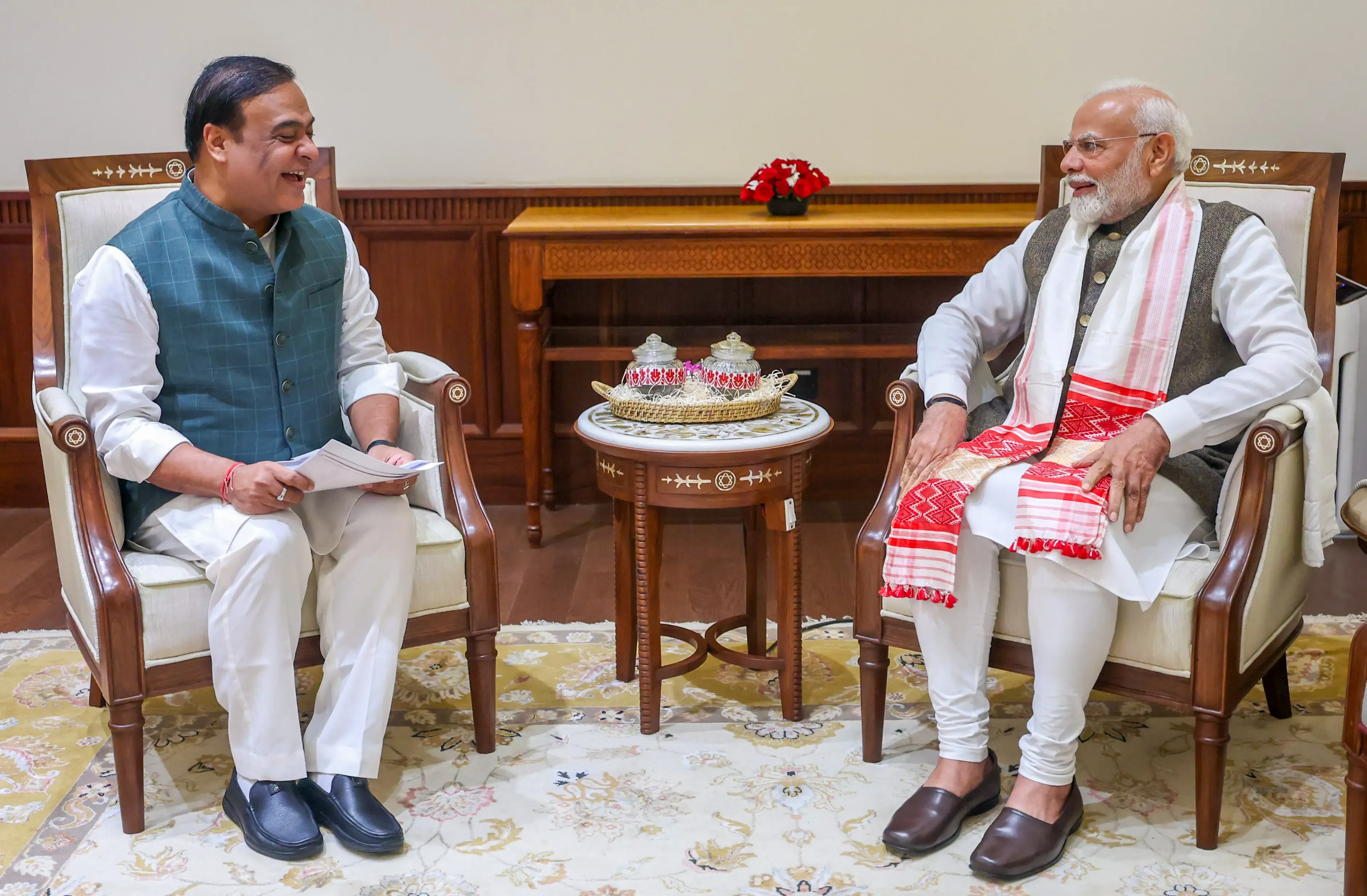 PM Modi and HM Shah Wish Assam CM Sarma a Happy Birthday