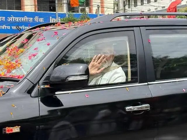 Did PM Modi Hold a Roadshow in Gangaikonda Cholapuram?