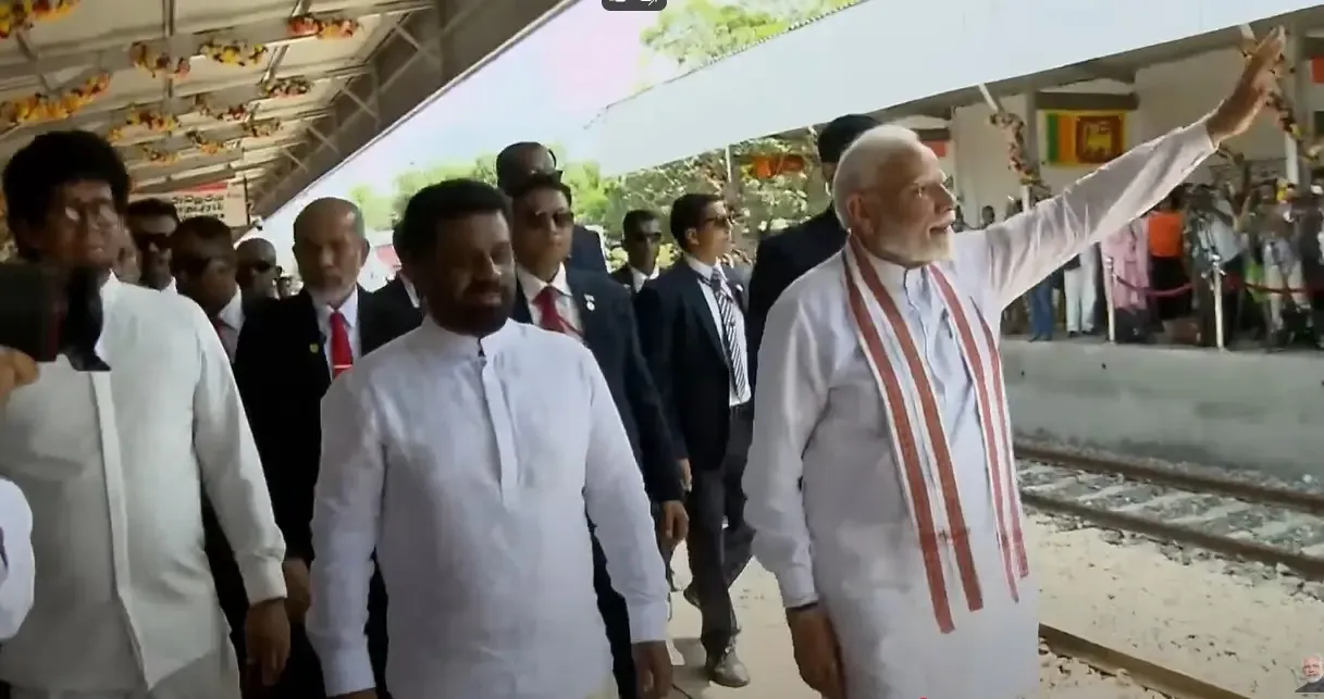 Prime Minister Modi and Lankan President Dissanayake Launch Key Railway Projects in Anuradhapura
