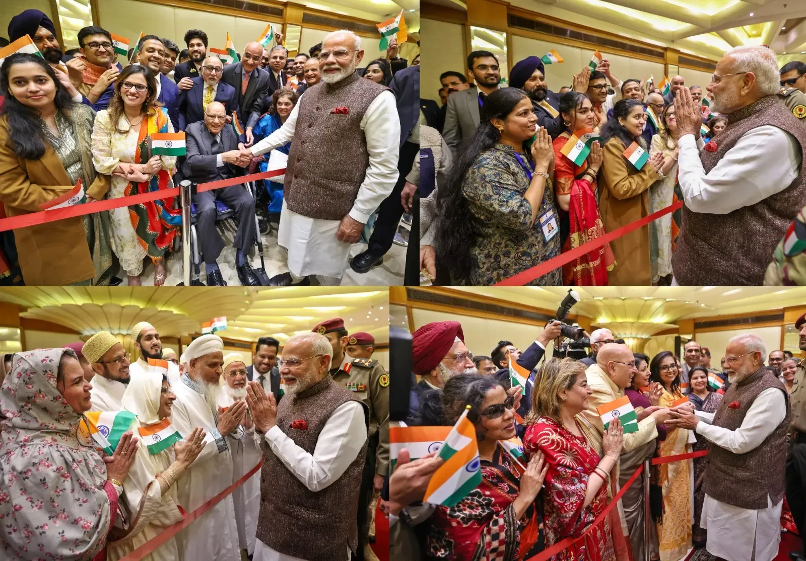PM Modi Receives Warm Welcome from Indian Community in Kuwait During Historic Visit