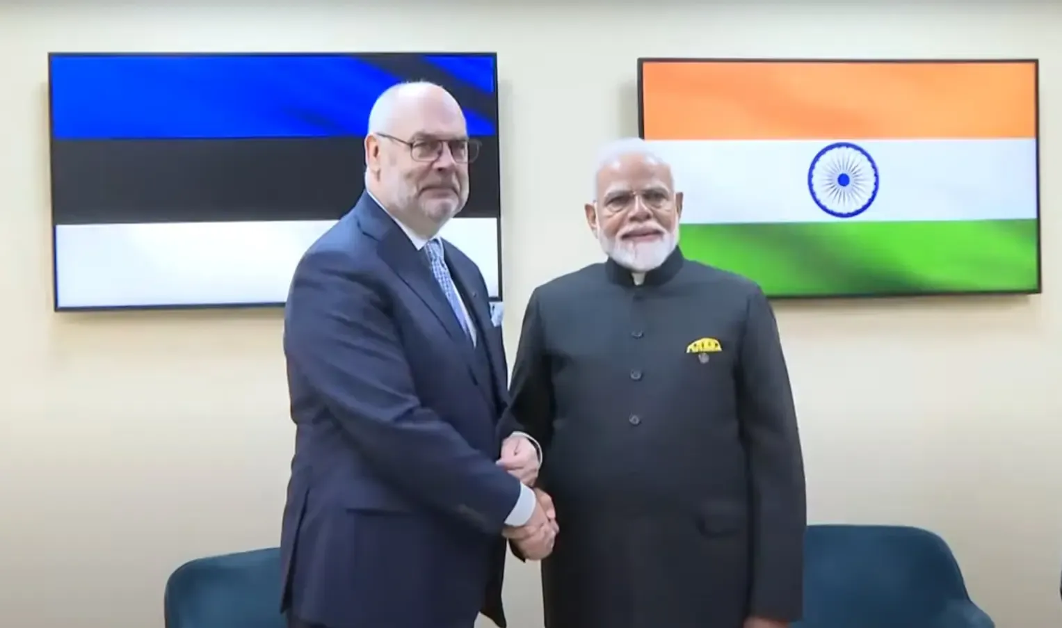 PM Modi Engages with Estonian President in Paris to Enhance Cybersecurity Collaboration