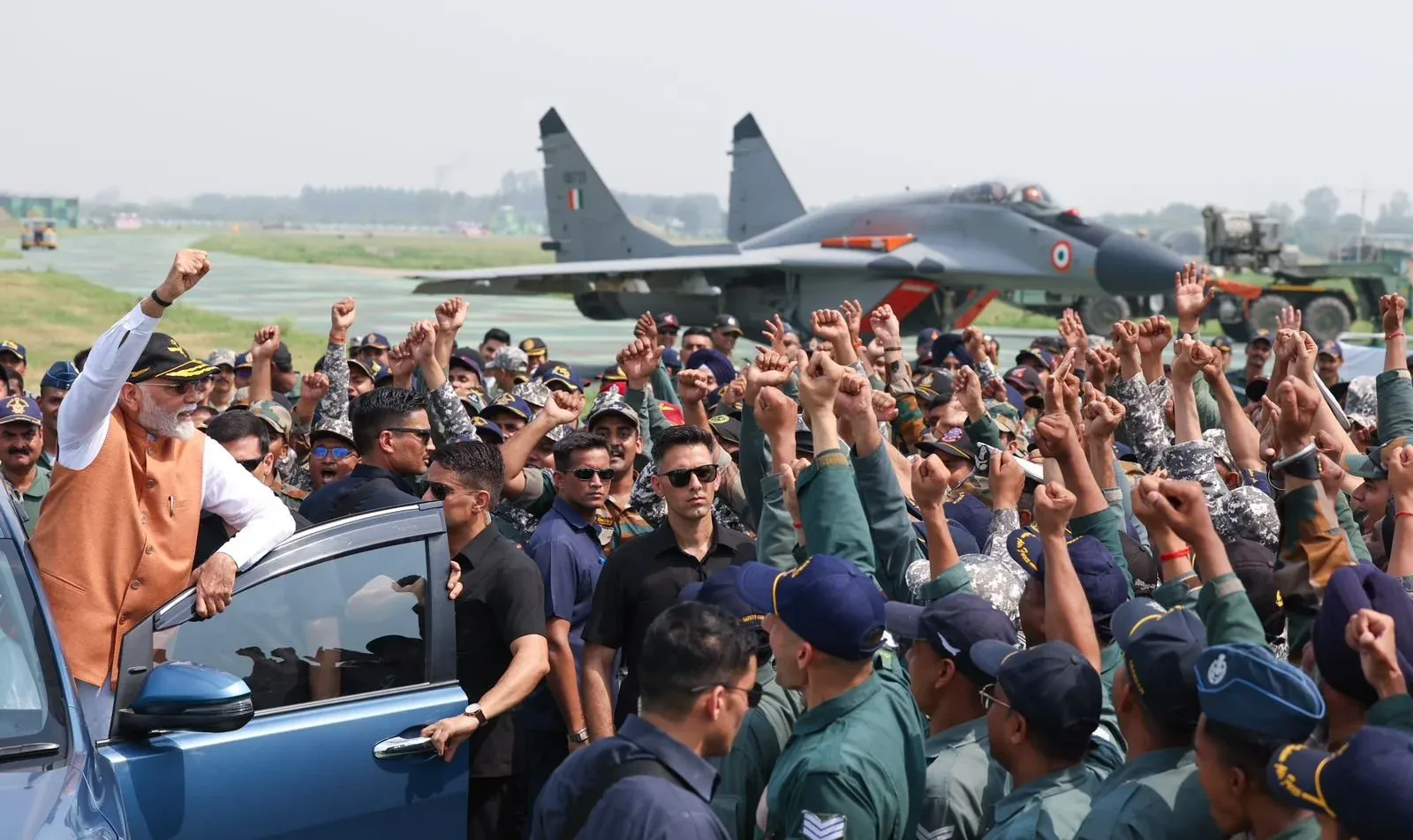 Did PM Modi Meet the Nation's Bravest at Adampur Airbase to Counter Pakistani Claims?