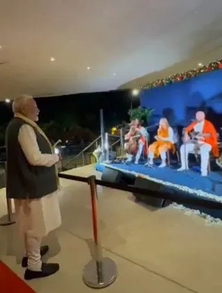 How Did PM Modi Receive a Spiritual Welcome in Rio?