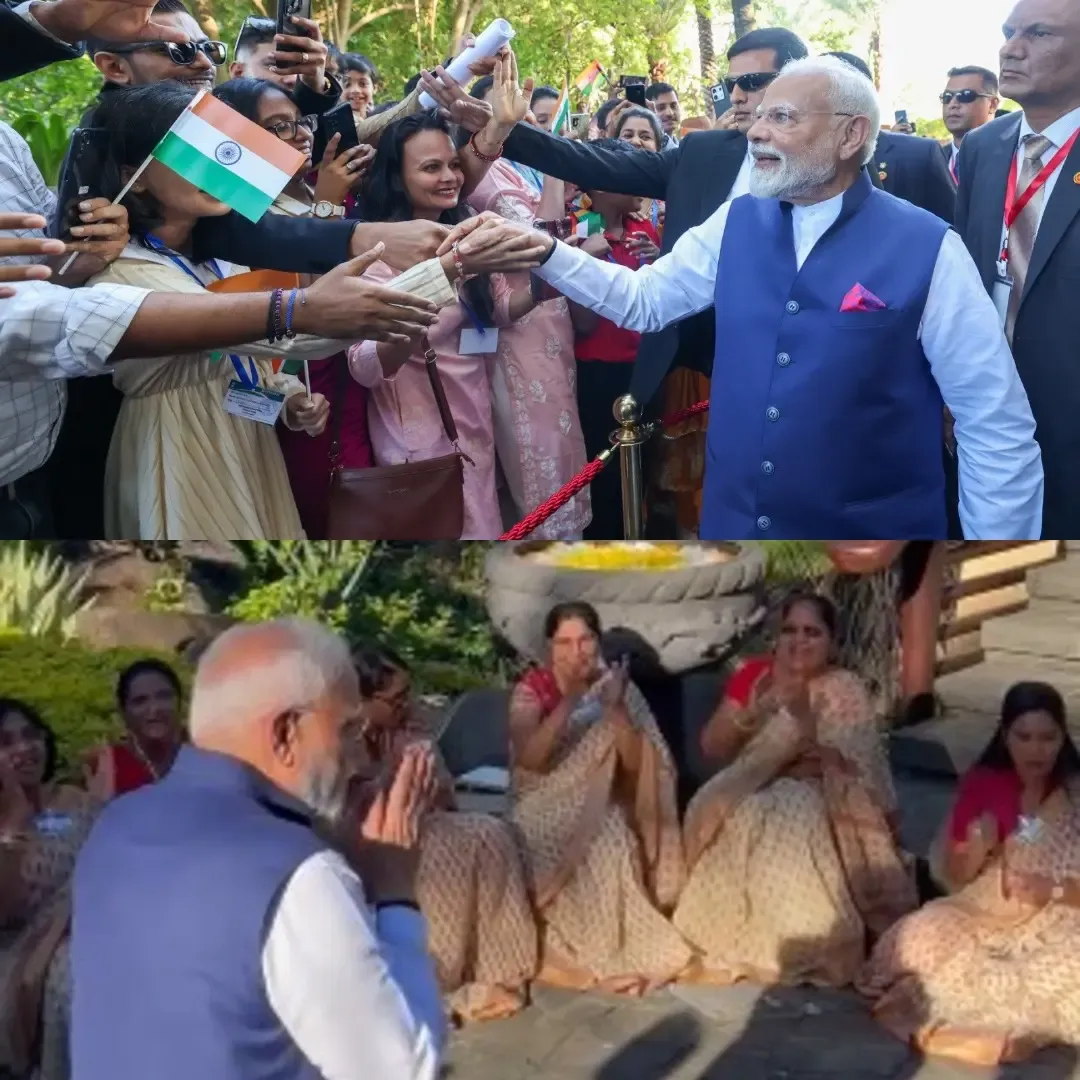 PM Modi Receives Traditional Bihari 'Geet Gawai' Welcome in Mauritius