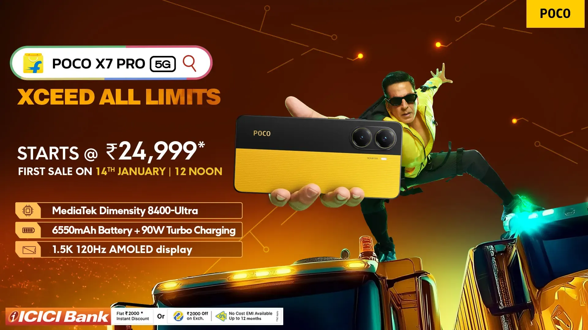 POCO X7 Pro Now Up for Grabs on Flipkart at Rs 24,999