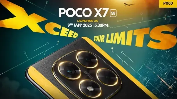 POCO X7 Series Launching on January 9 with Unmatched Innovation and Performance