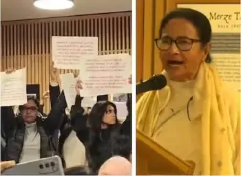 Political Controversy in Bengal Over CM Banerjee’s Speech Disruption in the UK by SFI Activists