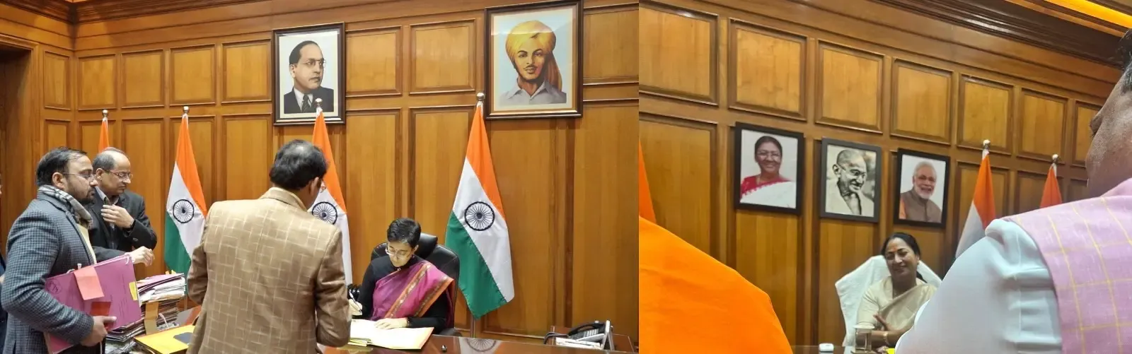 Atishi Critiques BJP for Disrespecting Ambedkar and Bhagat Singh