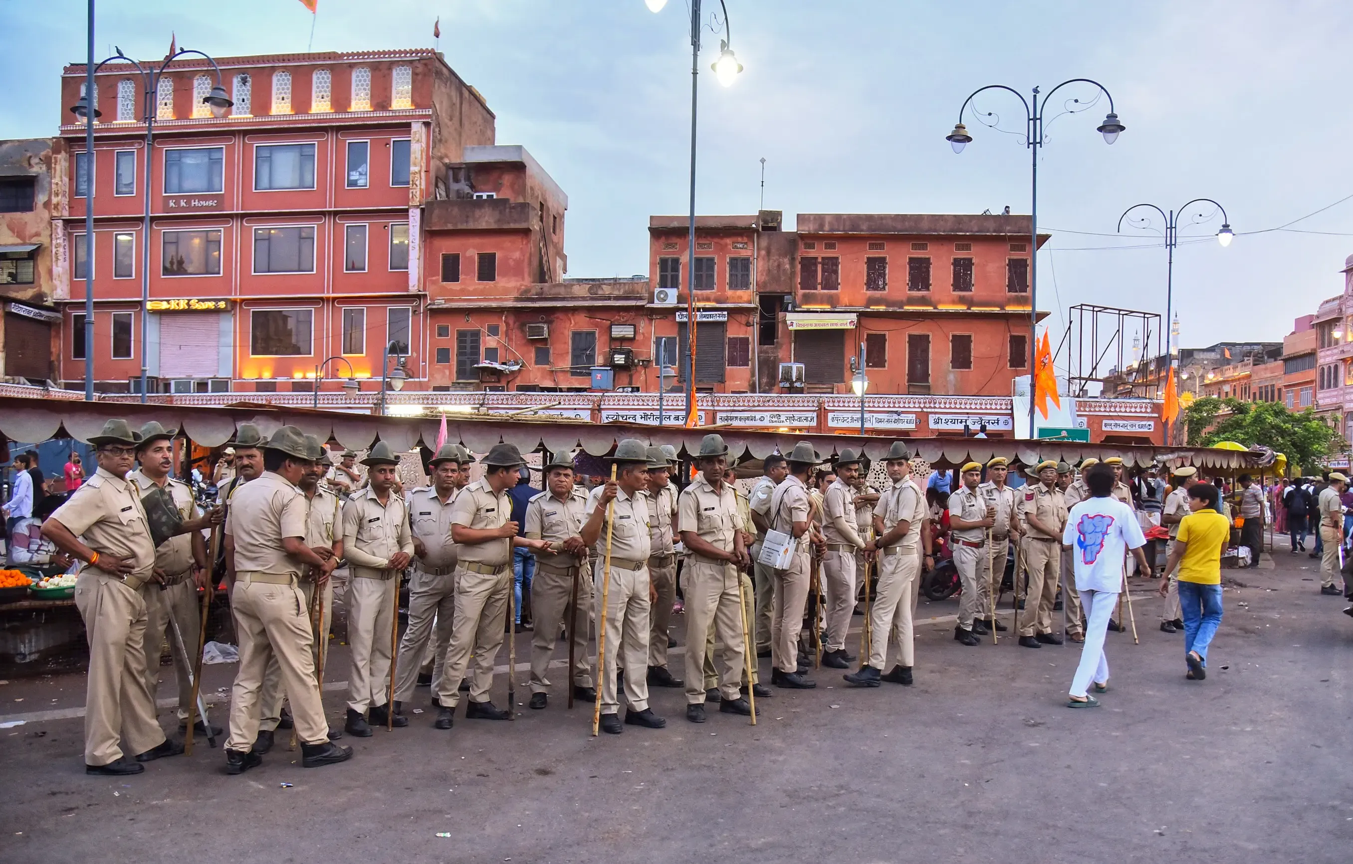 Protest Dispersed in Jaipur: Police Maintain Order Amid Tensions