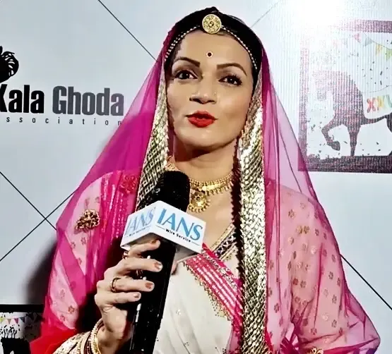 Prachi Shah Enthusiastically Discusses Artistic Journey at Kala Ghoda Festival