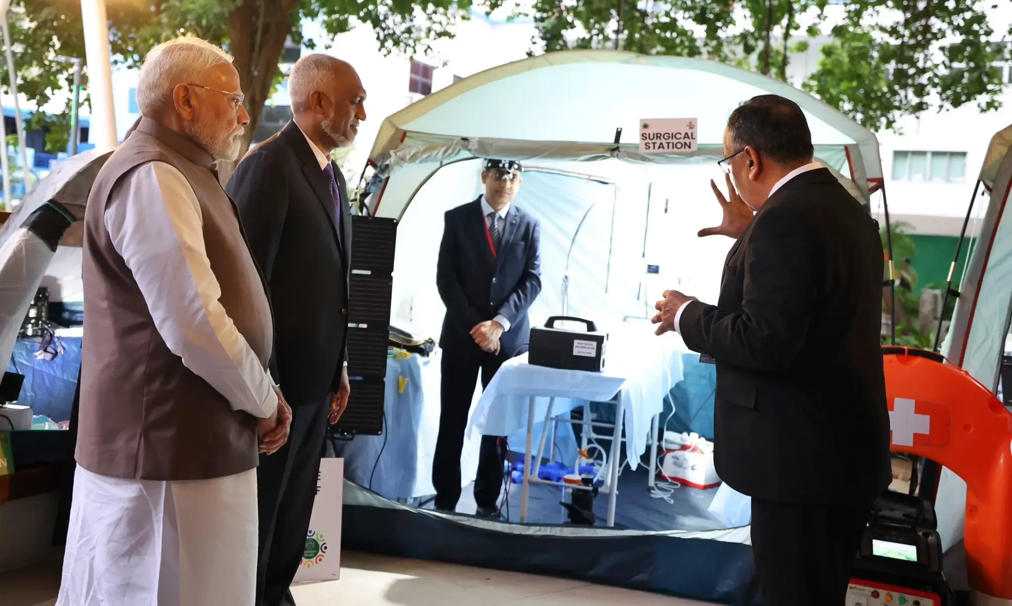 क्या प्रधानमंत्री नरेंद्र मोदी ने मालदीव को 'भीष्म' हेल्थ क्यूब सेट दिया?