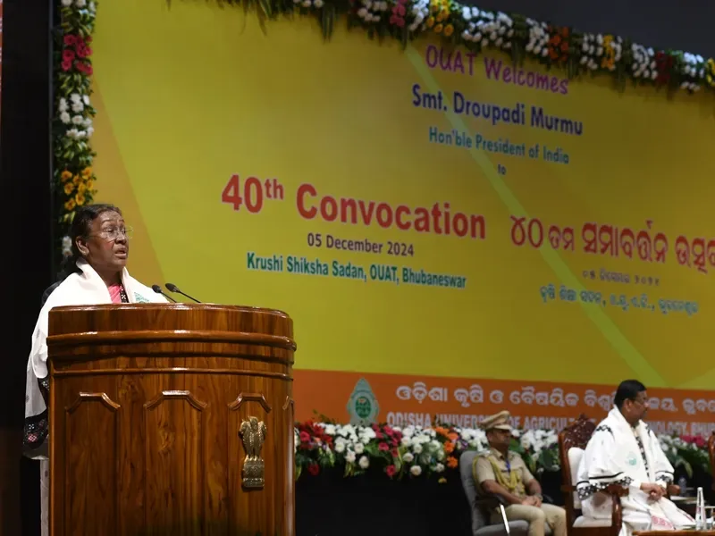 President Droupadi Murmu Advocates for Embracing Natural Farming Practices