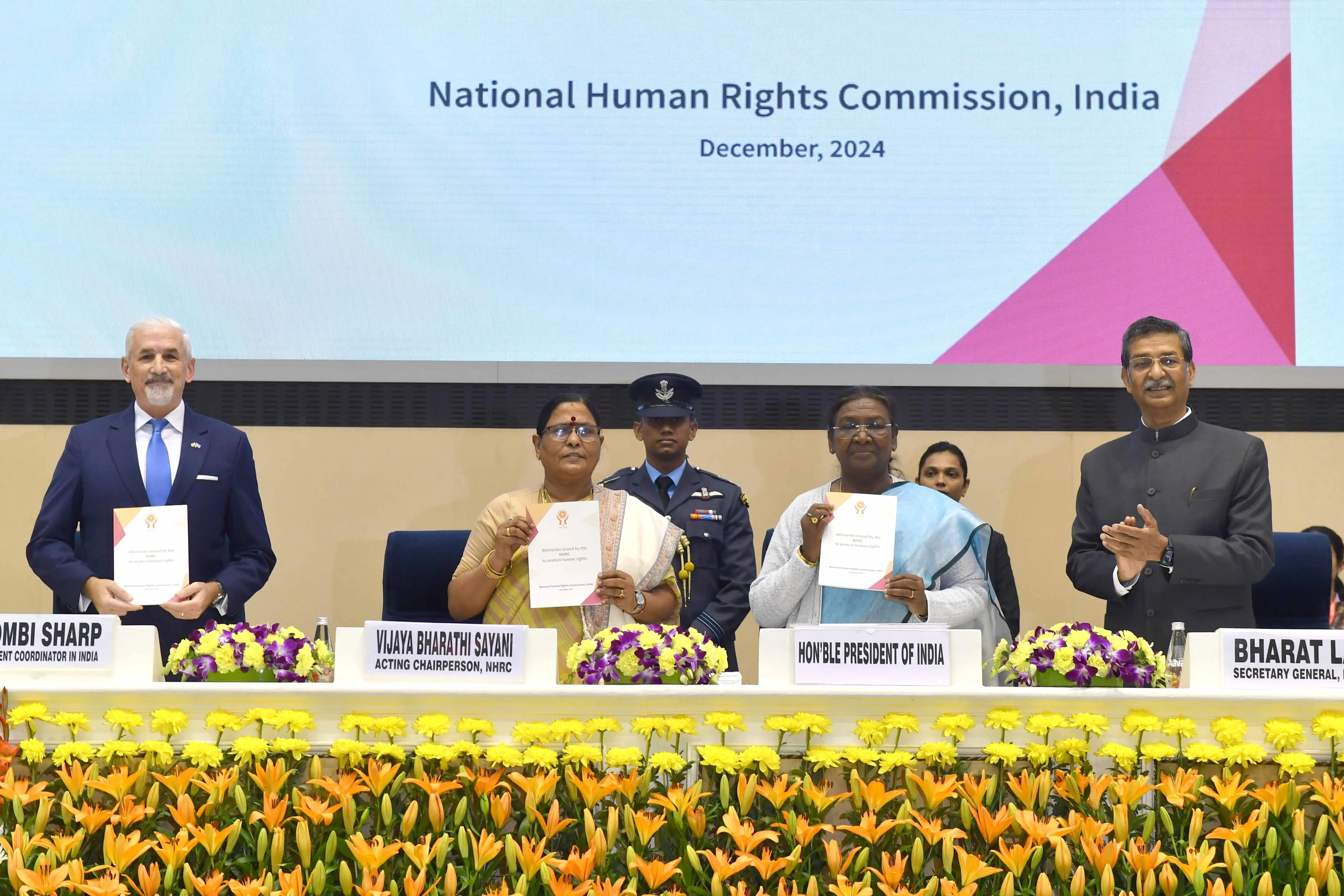 President Murmu Emphasizes the Risks of Cybercrime and Climate Change to Human Rights