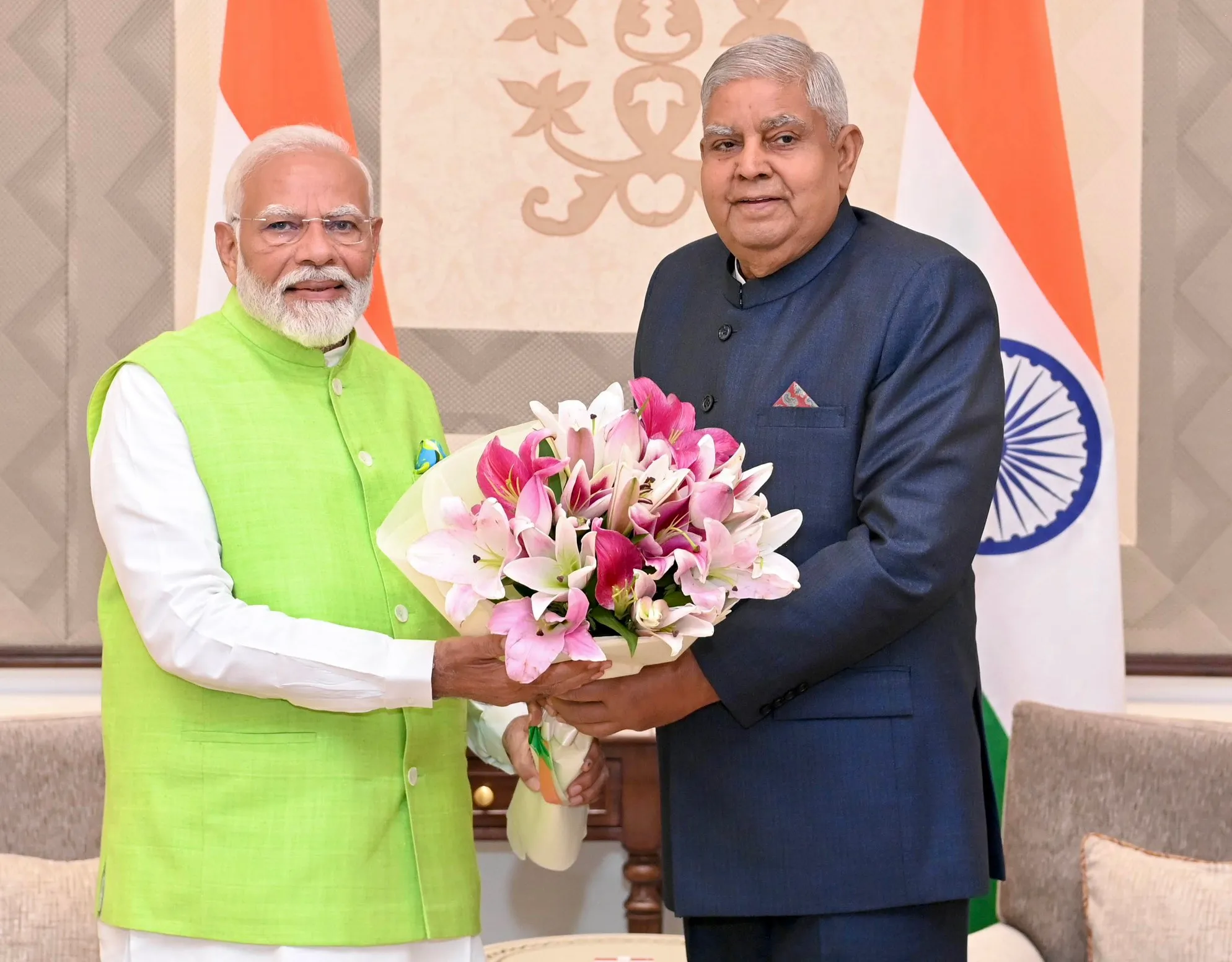 How are Prez Murmu and PM Modi Celebrating Jagdeep Dhankhar's Birthday?