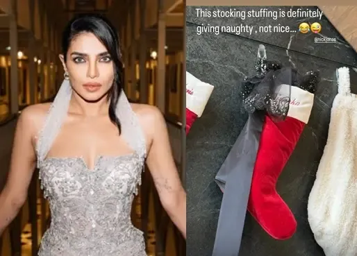 Priyanka Chopra Rings in Christmas with a Playful Stocking