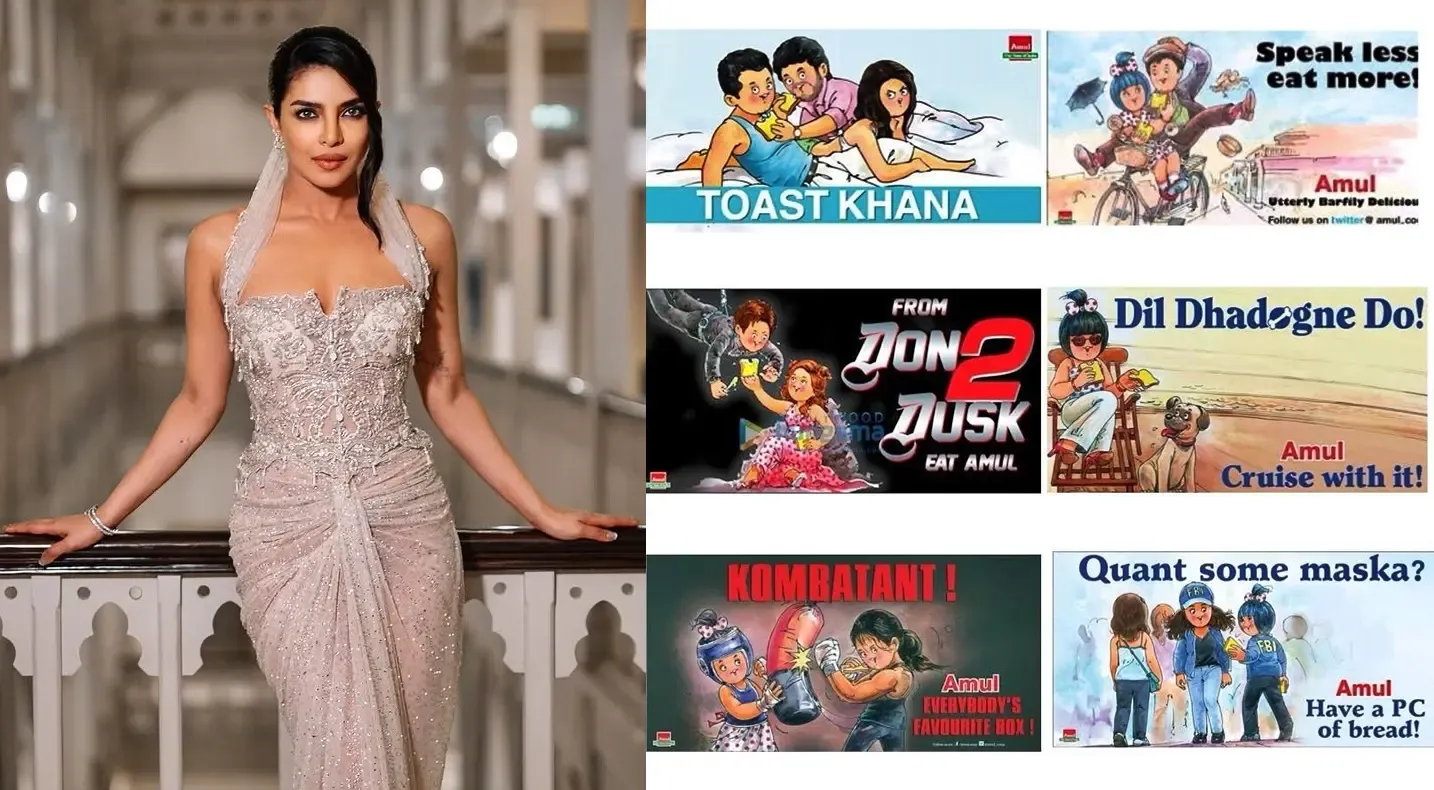 Priyanka Chopra Reflects on Career Highlights Through Adorable Amul Ads