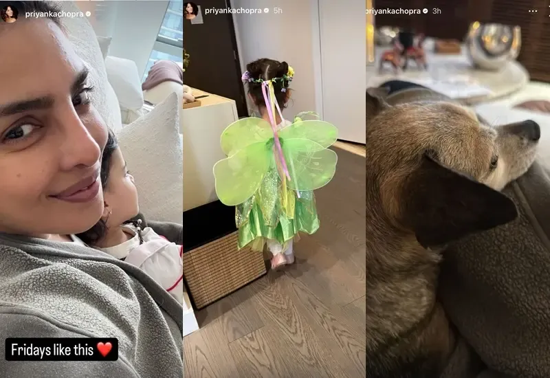 Priyanka Chopra Offers Sweet Snaps of Daughter: Fridays Like This