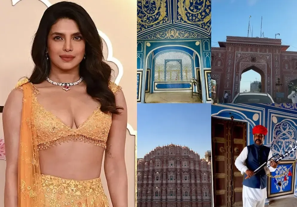 Priyanka Chopra Explores Hawa Mahal During Jaipur Visit