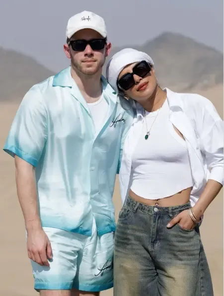 Priyanka and Nick Indulge in Local Flavors and ATV Adventures in Jeddah