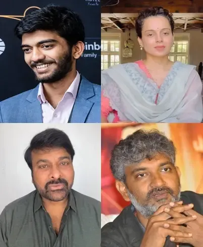 Kangana, Rajamouli, and Chiranjeevi Celebrate Youngest Chess Champion D Gukesh