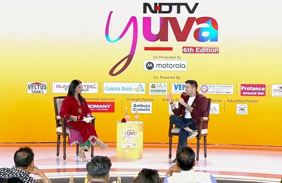 Raghav Chadha discusses leadership, politics, and personal growth at NDTV Yuva Conclave