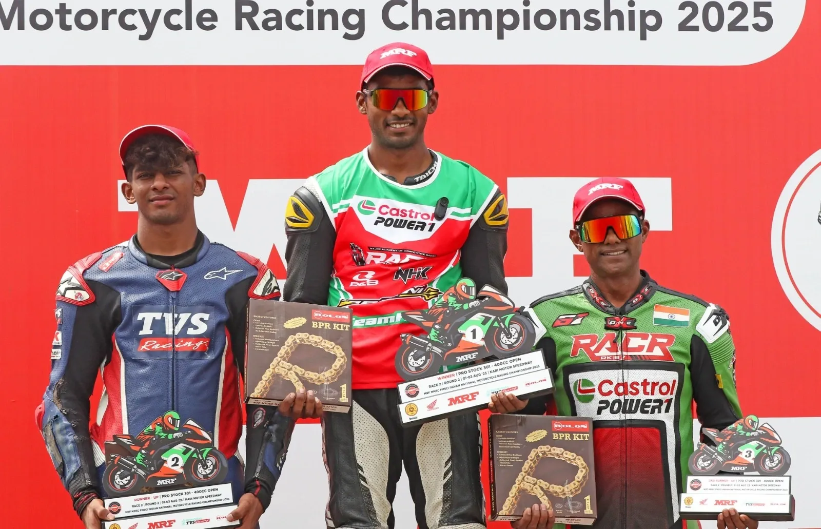 Did Rahil Pillarisetty Achieve a Thrilling Victory in the Rolon Round of the National Motorcycle Racing Championship?