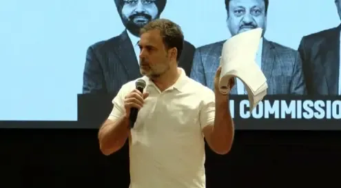 क्या राहुल गांधी ने चुनाव आयोग पर गंभीर आरोप लगाए?