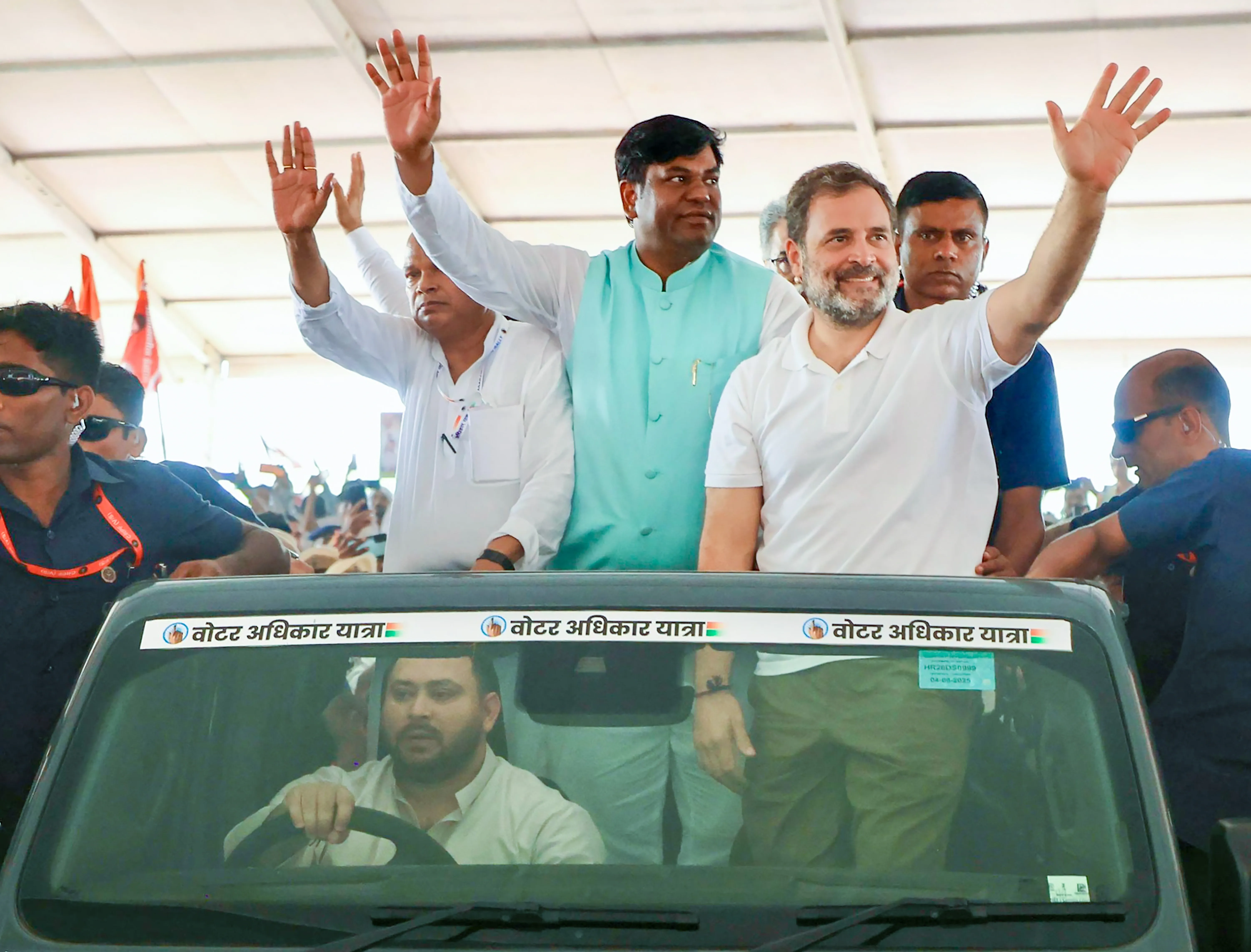 Did Rahul and Tejashwi Launch the ‘Voter Adhikar Yatra’ from Sasaram to Accuse BJP of Election Robbery?
