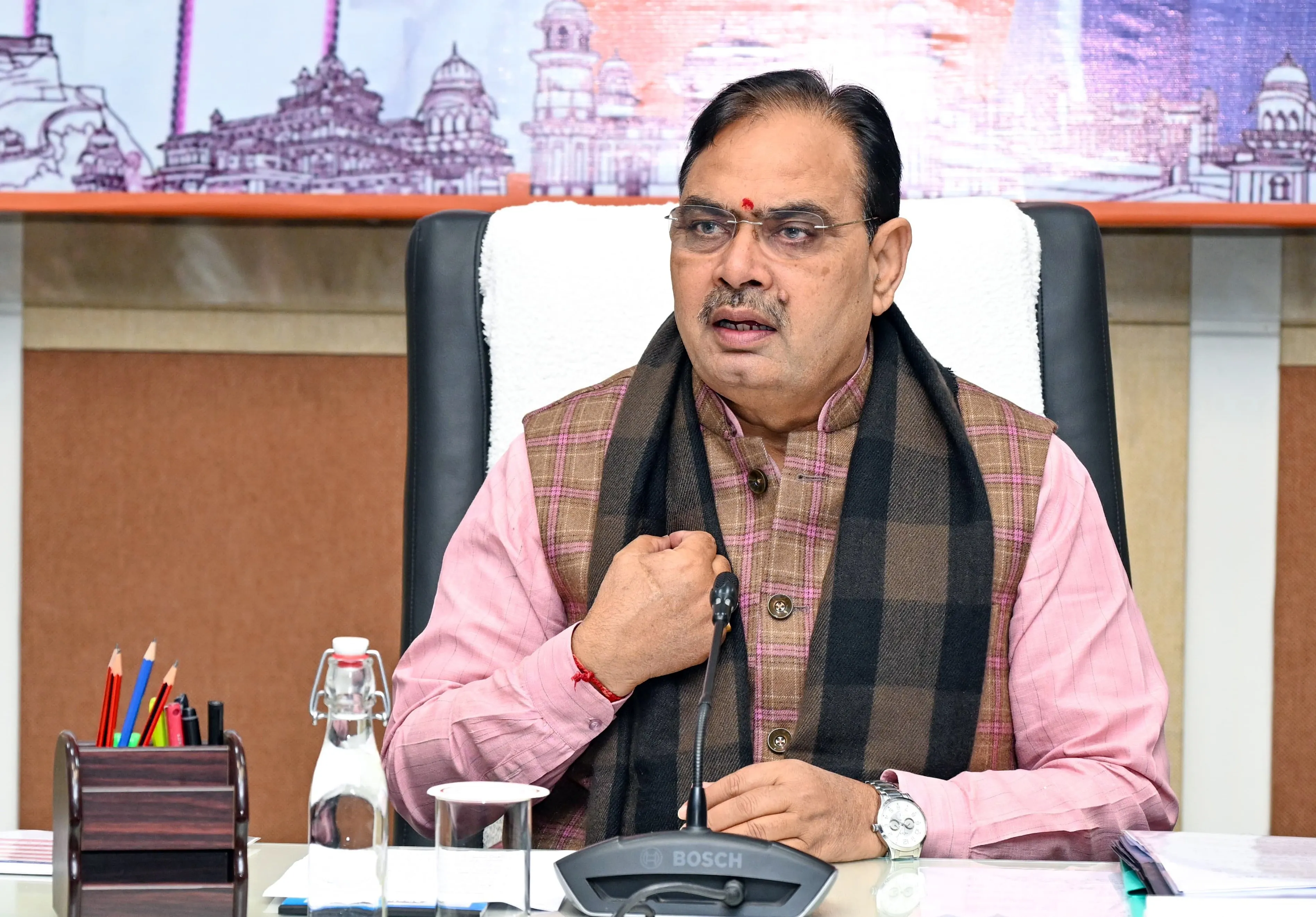 What directives did Raj CM give to officers for budgetary announcements?