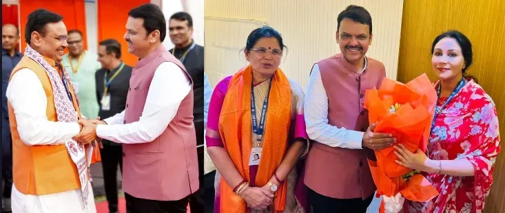 Rajasthan Leaders Attend Devendra Fadnavis's Swearing-In Ceremony in Maharashtra