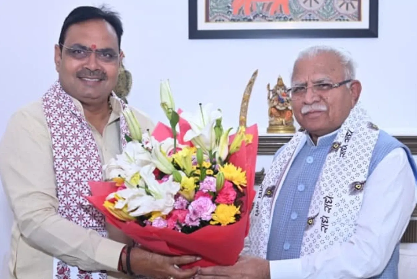What Did Rajasthan CM Discuss with Manohar Lal Khattar on Green Energy Corridor Proposals?