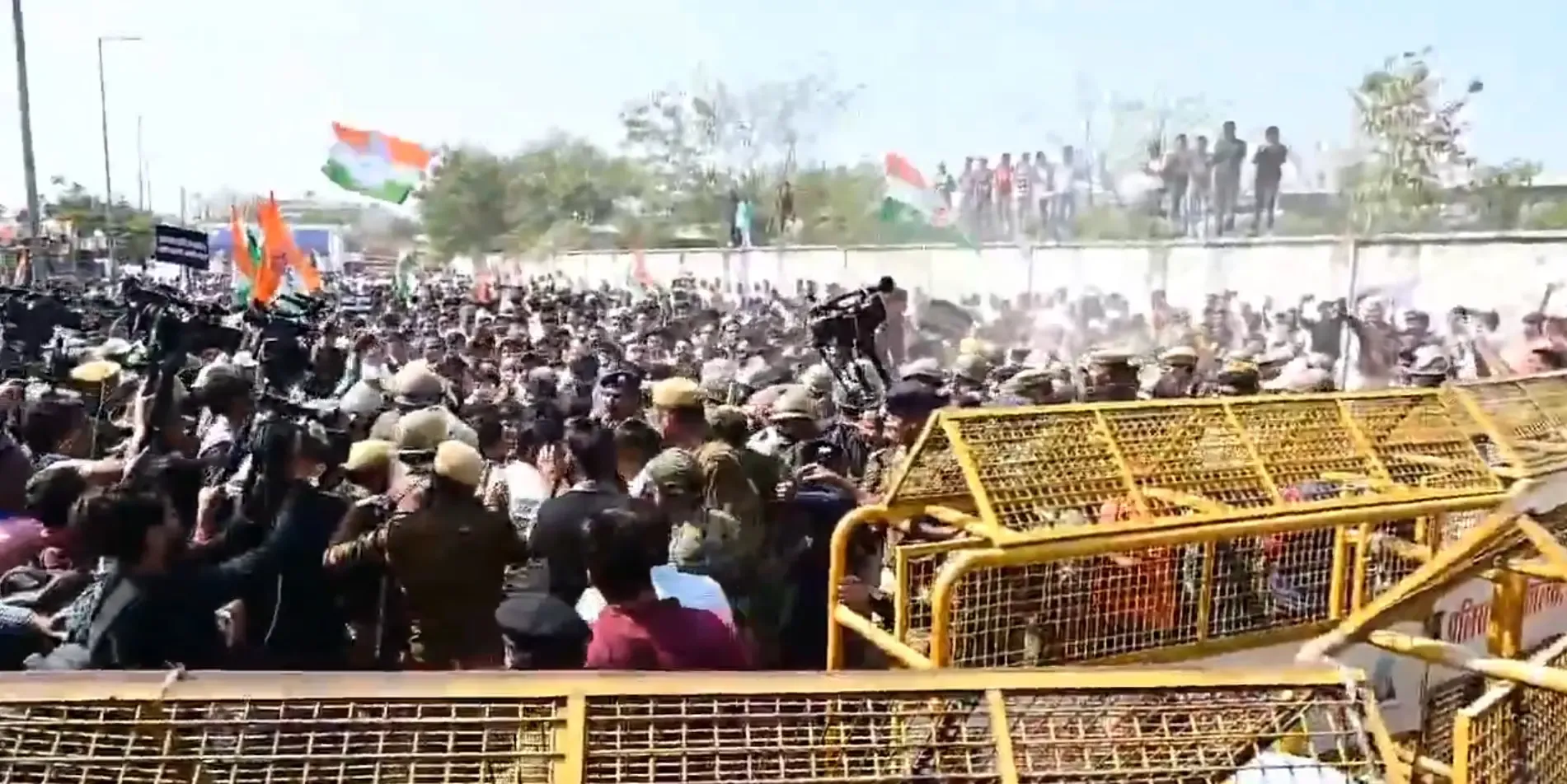 Rajasthan: Congress Protests Against 'Dadi' Comments on Indira Gandhi