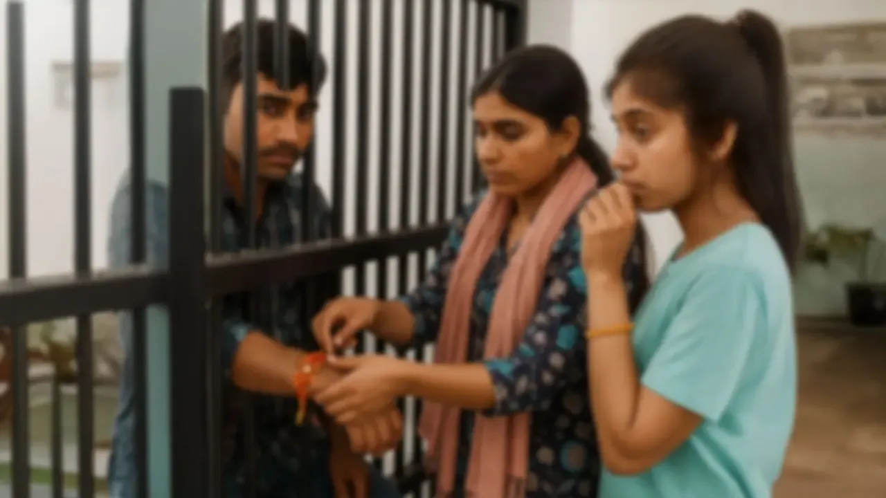 क्या भीलवाड़ा के जिला कारागार में बहनों ने कैदी भाइयों को राखी बांधी?