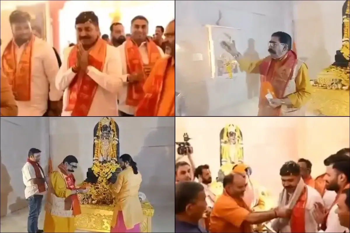 Rajasthan's LoP Visits Ram Temple; BJP Leader's Gangajal Act Provokes Outcry