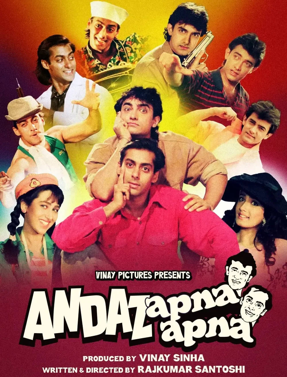 Rajkumar Santoshi 'restored and remastered' entire 'Andaz Apna Apna' for April re-release