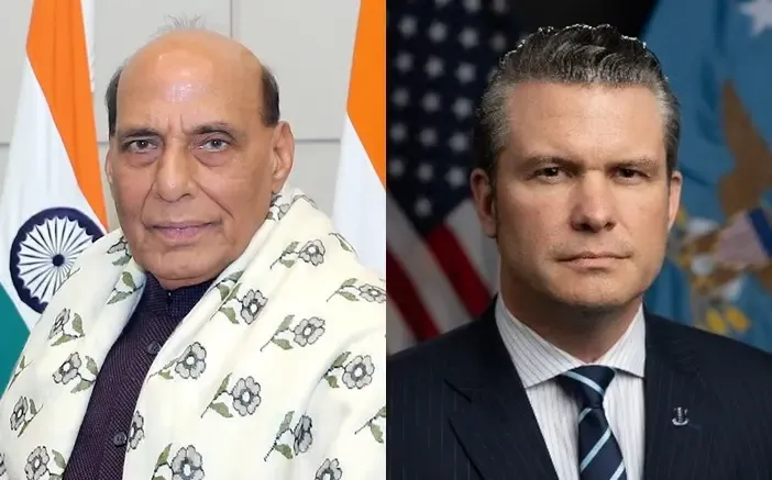Rajnath Singh and Hegseth Discuss Strengthening Defence Relations Ahead of PM Modi's US Trip