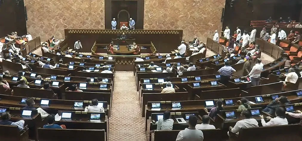 Why Was the Rajya Sabha Adjourned Until 2 PM Amid Uproar?