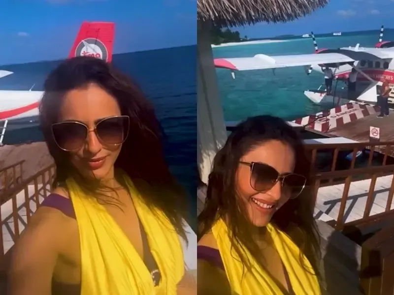 Rakul Preet Singh fulfills her travel dreams with seaplane ride