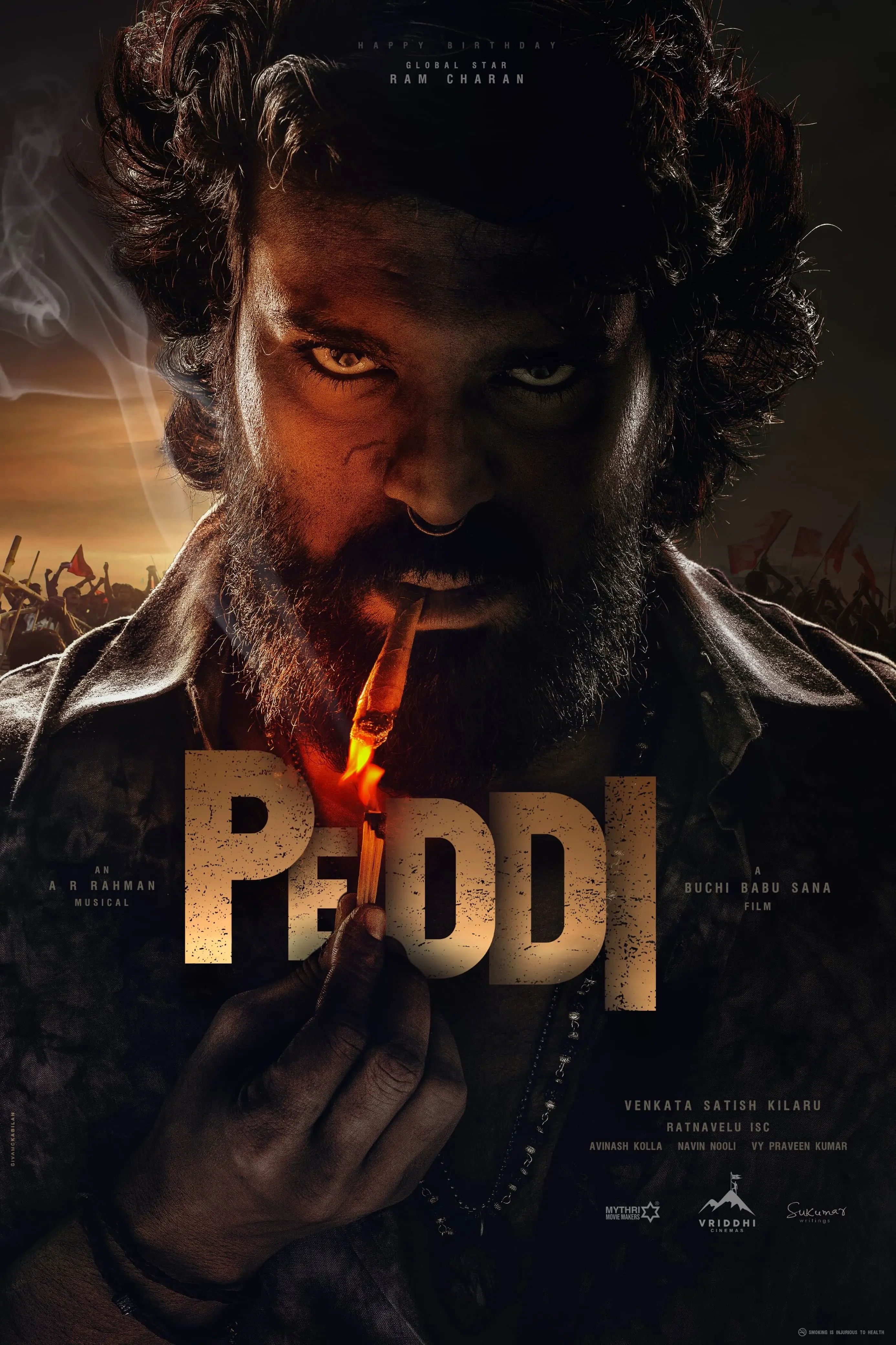 Ram Charan's Upcoming Movie with Buchi Babu Sana Named 'Peddi'!