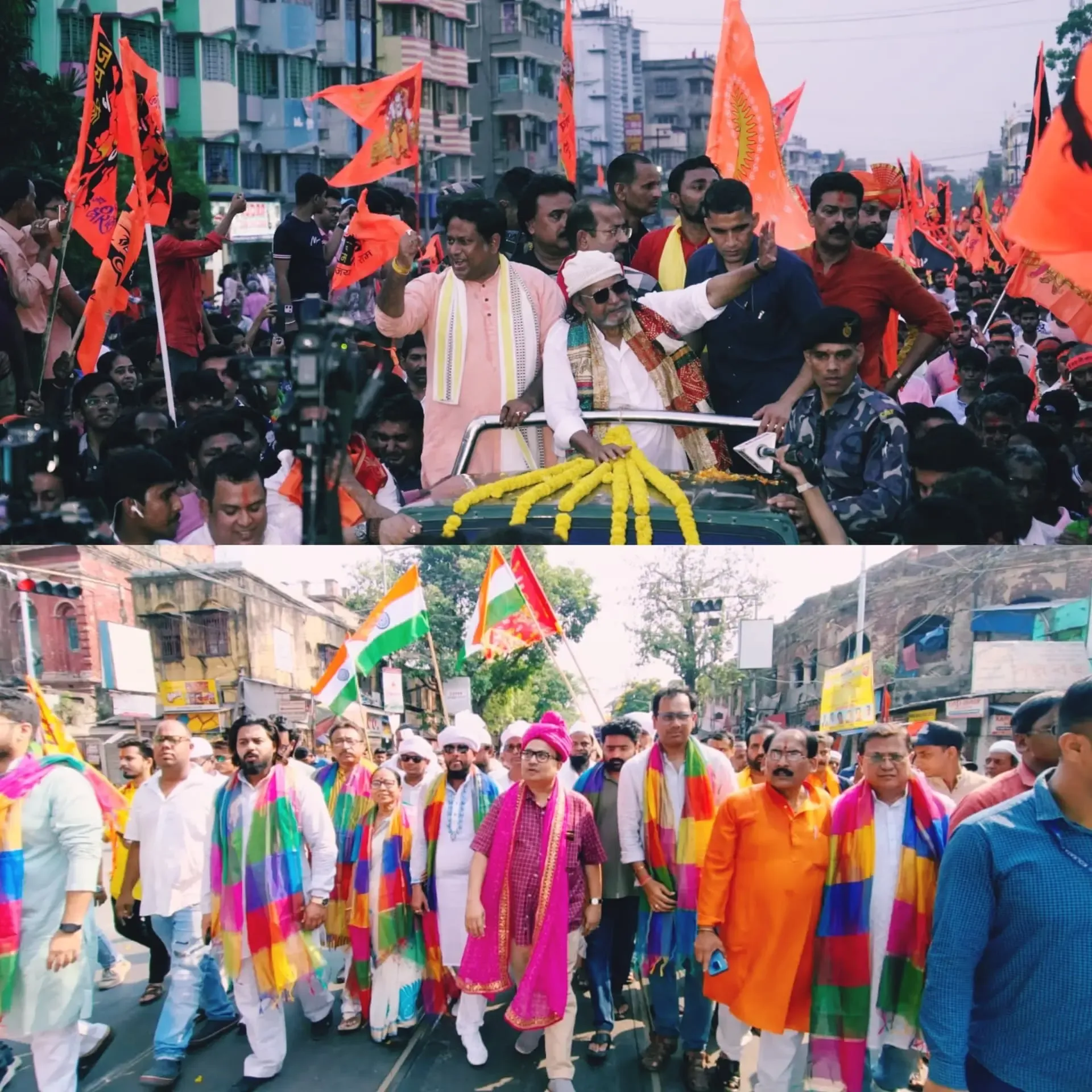 Peaceful Ram Navami Celebrations in Bengal with TMC Participation